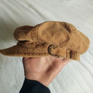 Vintage Corduroy Newsboy Hat